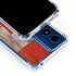 Canadian Flag Dark Wood Moto G 5G (2024) Clear Case